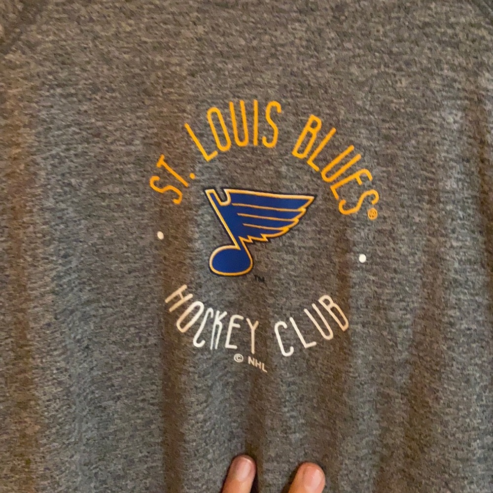 NHL blues dri fit